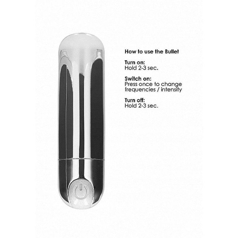 10 Speed Rechargeable Bullet - Silver